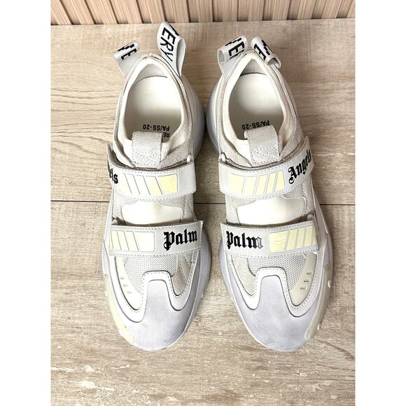 Palm Angels Used Effect RECOVERY Touch Strap Low Sneakers - Picture 5 of 10